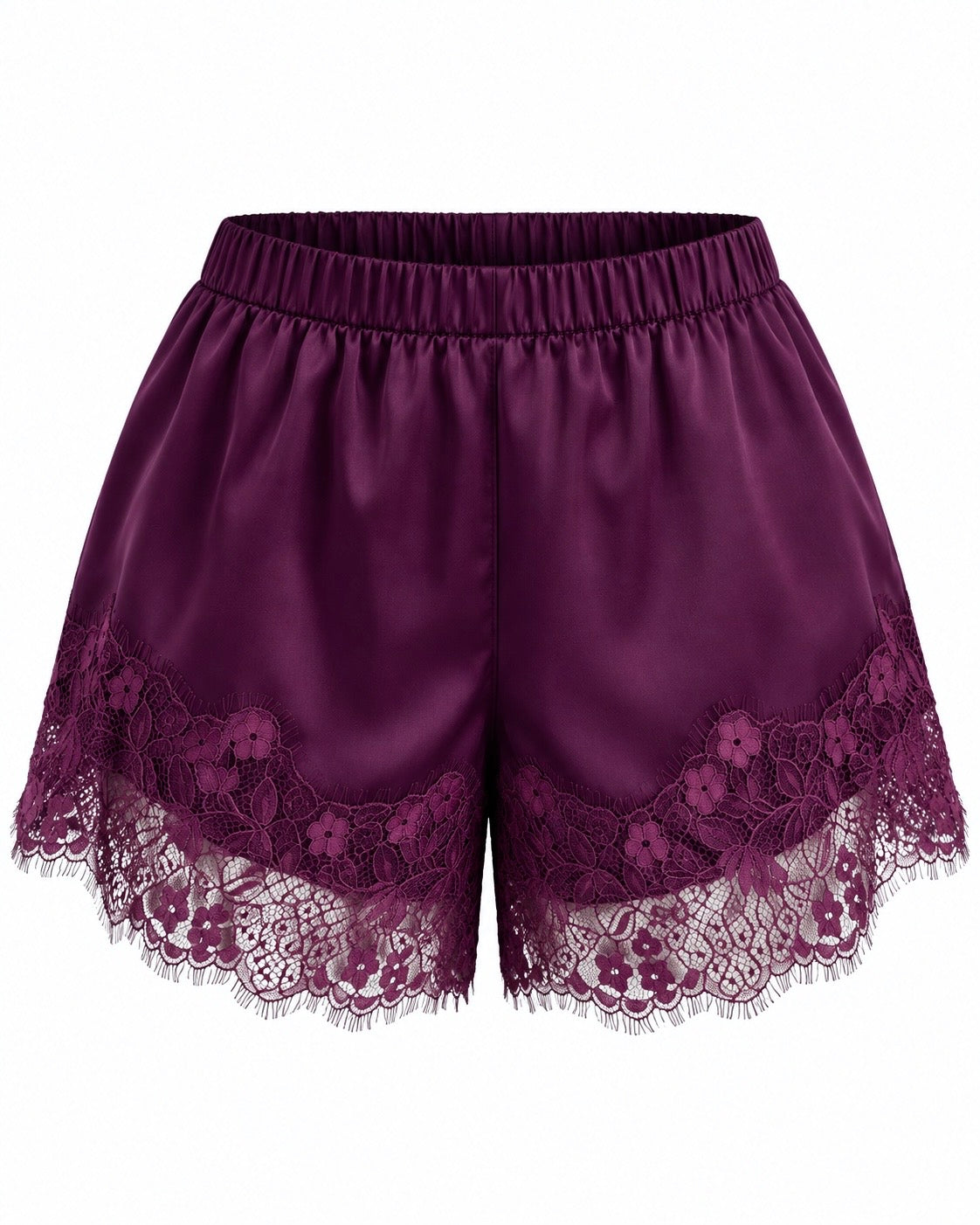 Short Lace Plum