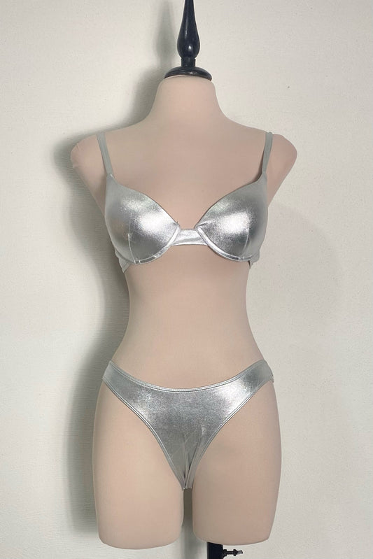 Bikini plata con copa