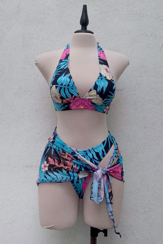 Set bikini azul