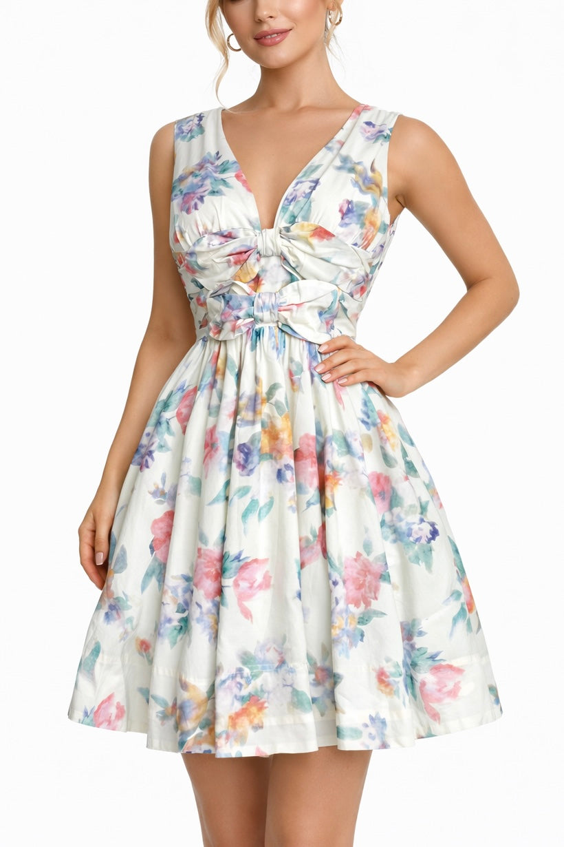 Vestido Corto Floral