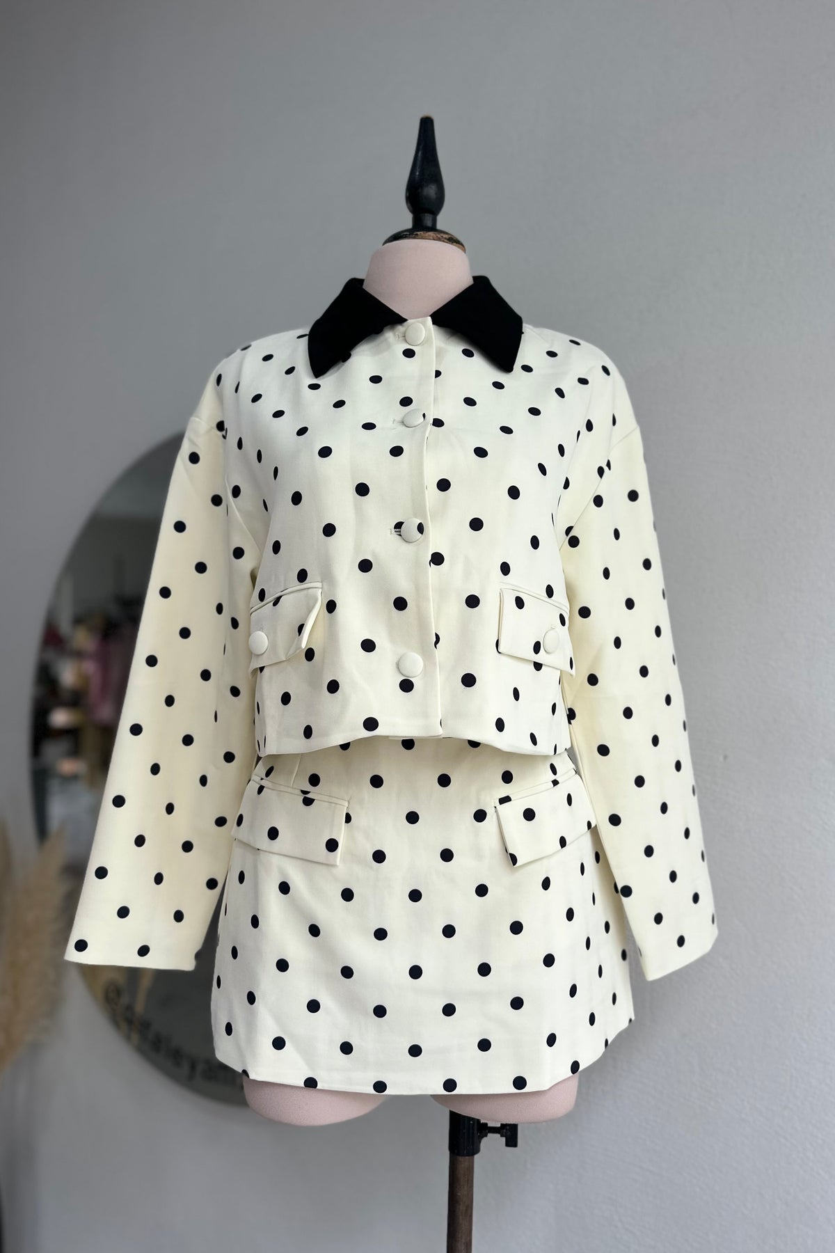 Set Polka Cream