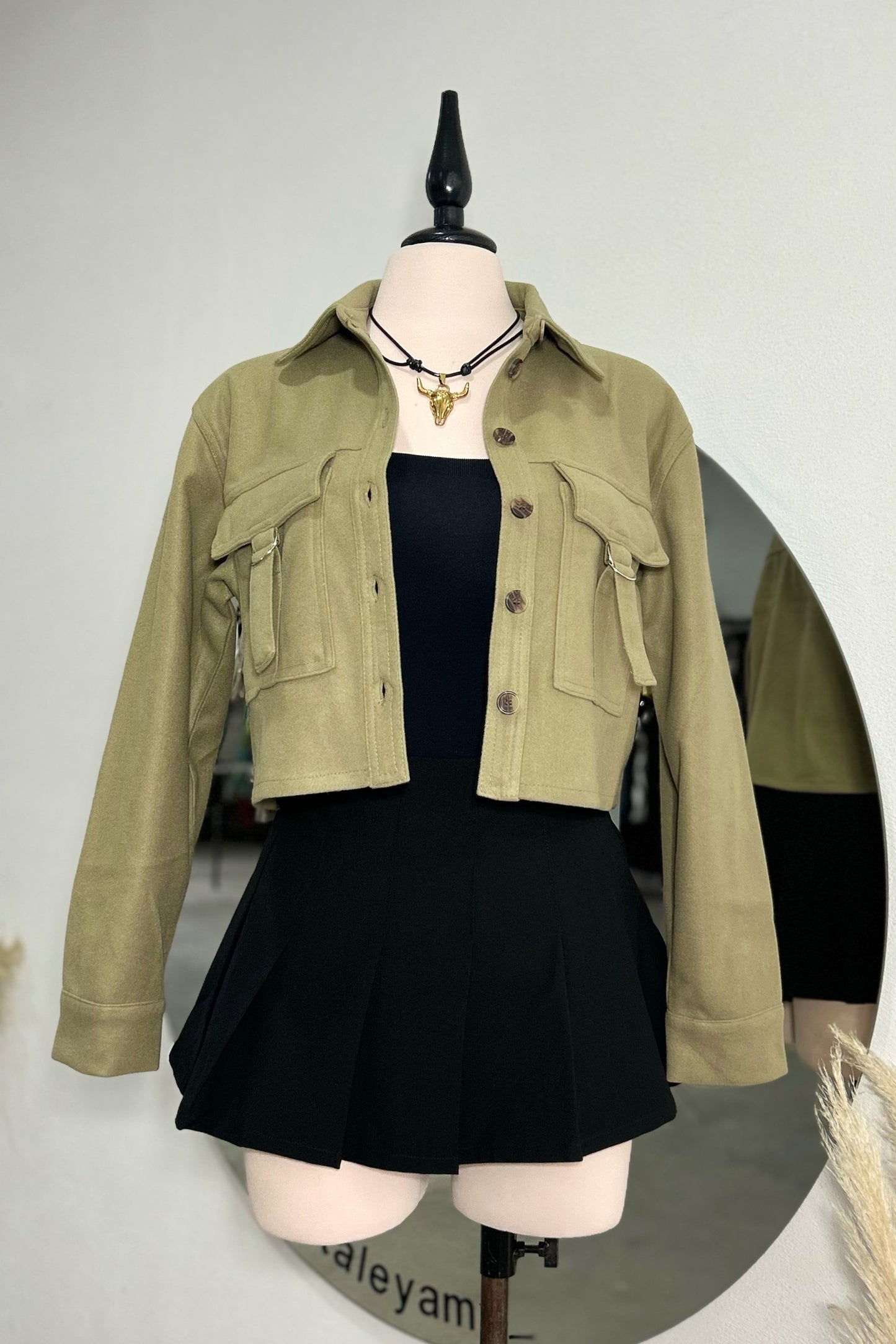 Jacket verde olivo