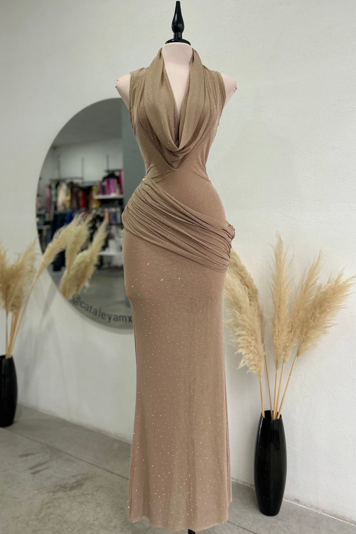 Vestido Zaya Nude