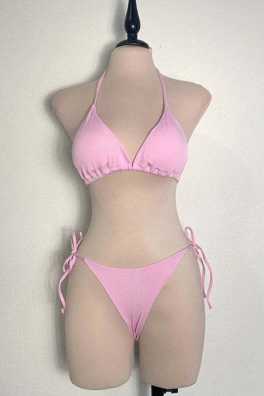 Bikini rib rosa bajito