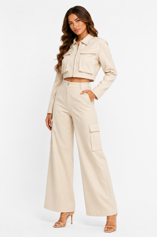 Set Jacket Beige