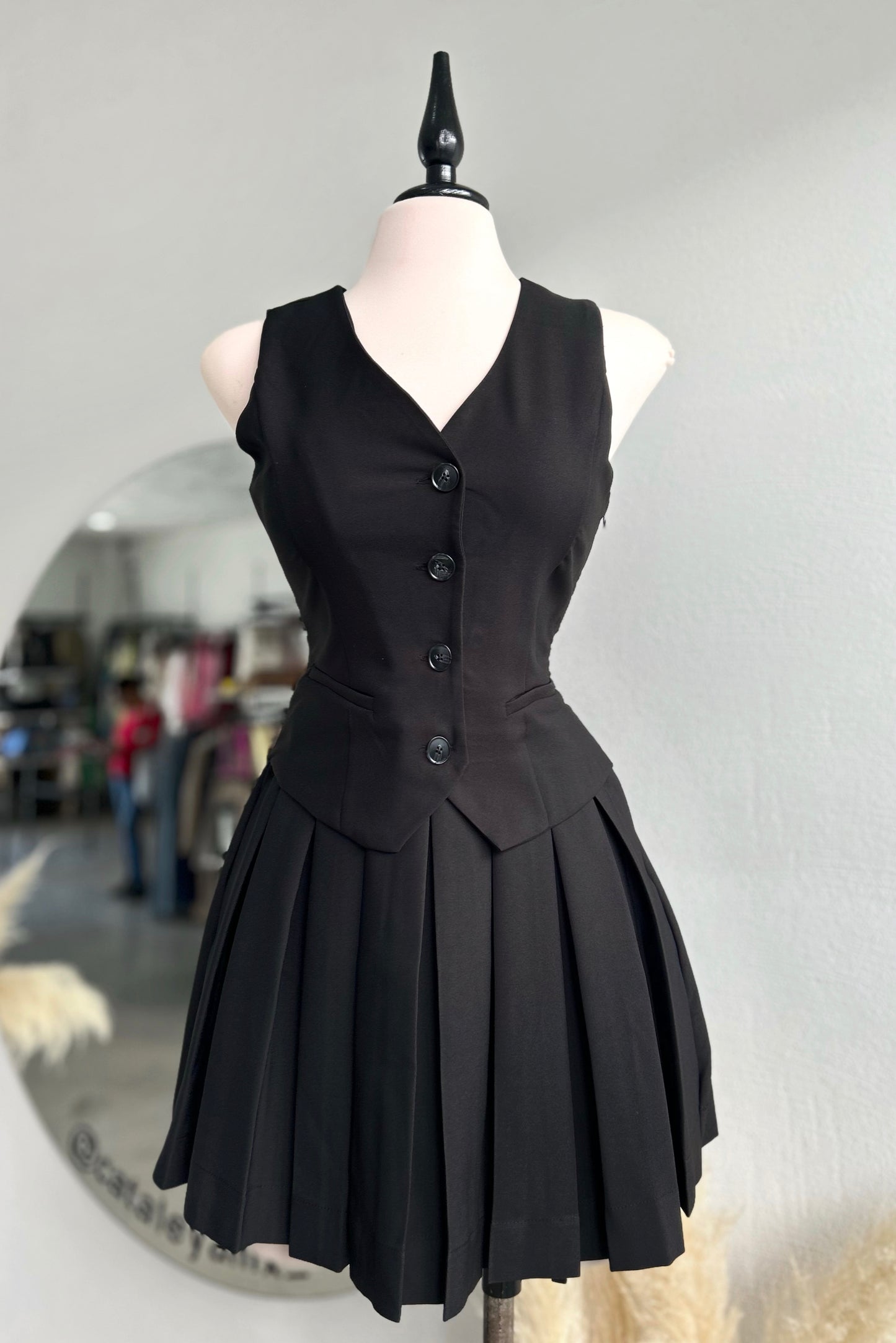 Vestido Atena negro
