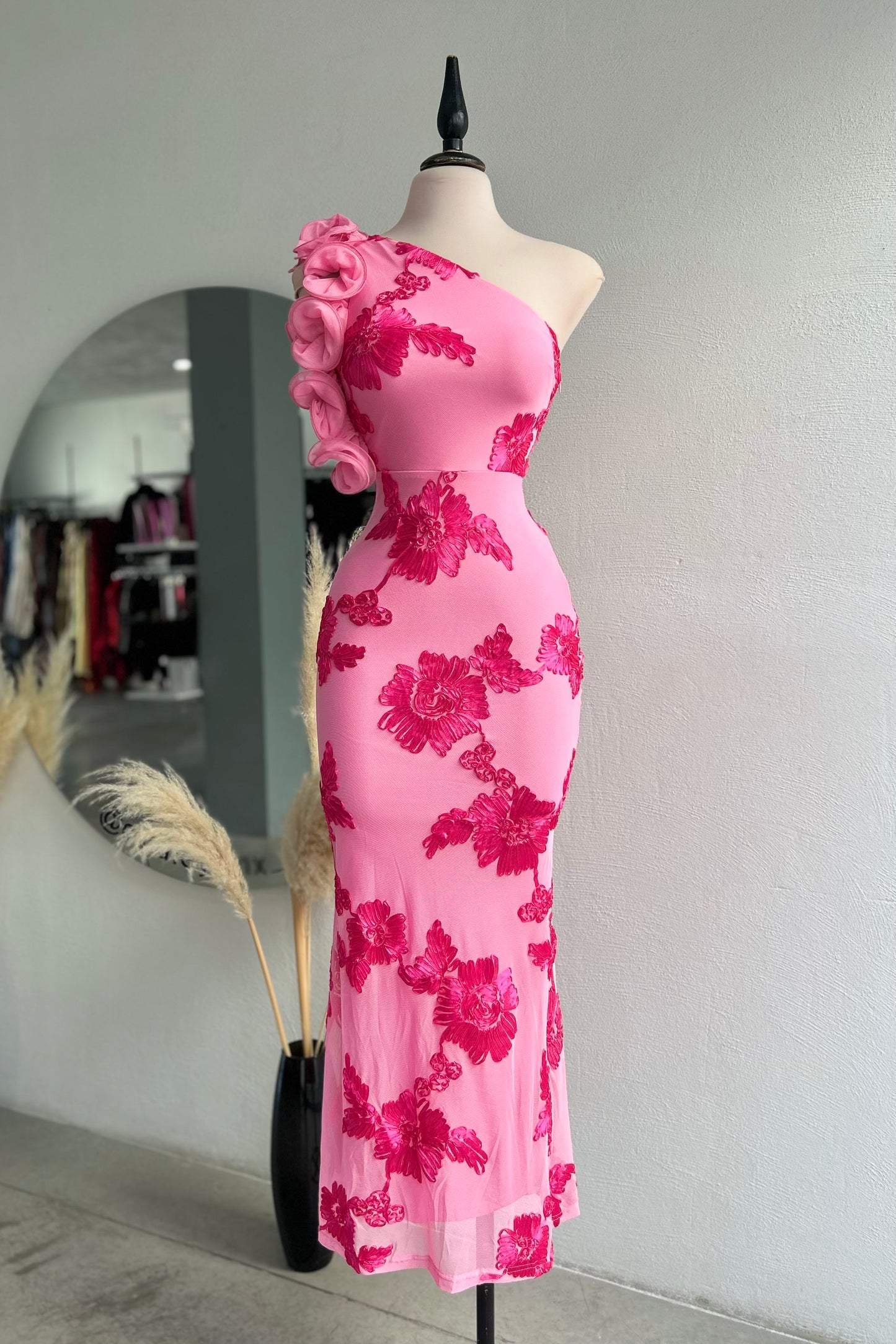 Vestido Amura hot pink