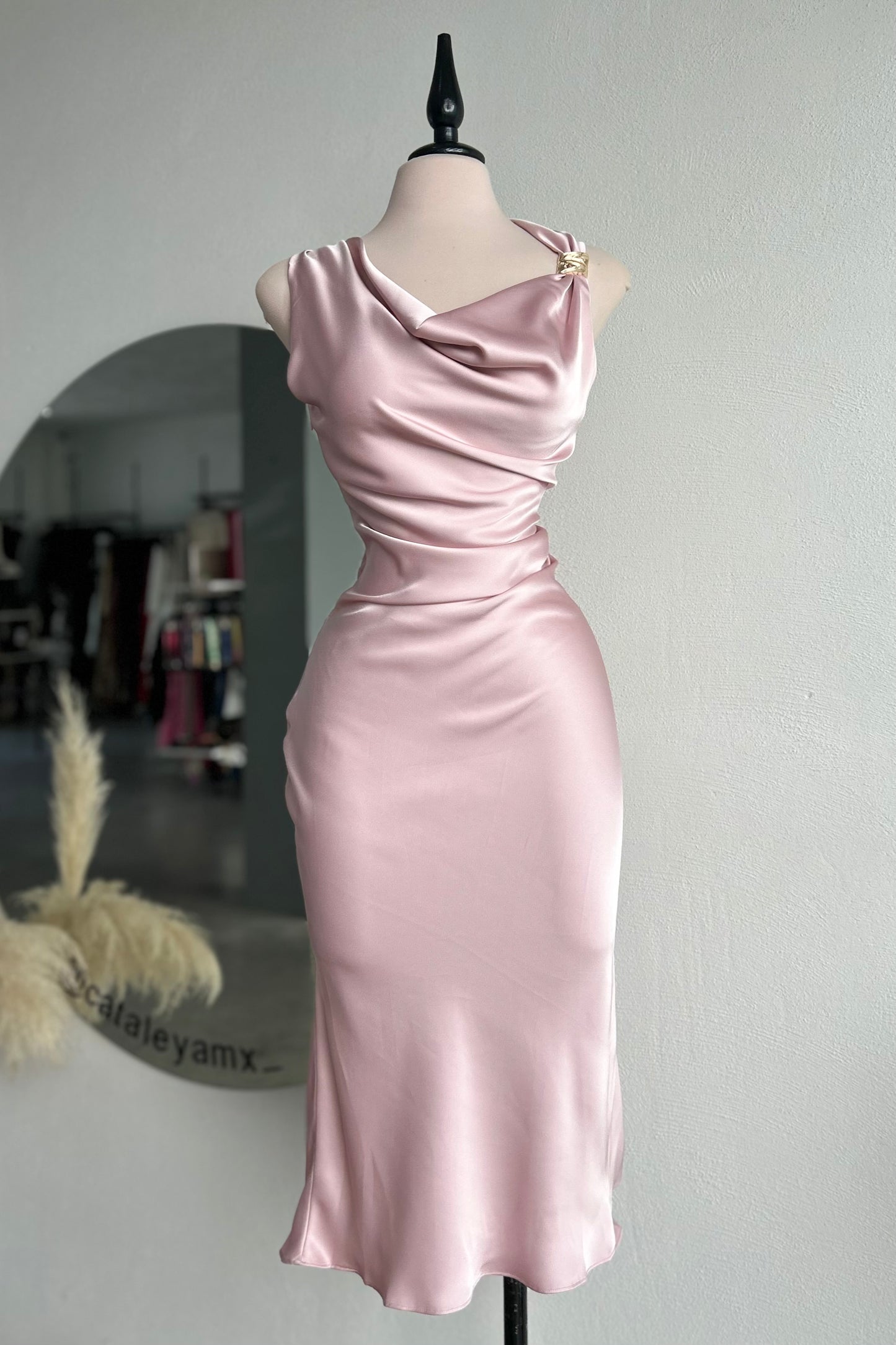 Vestido Mauve Midi