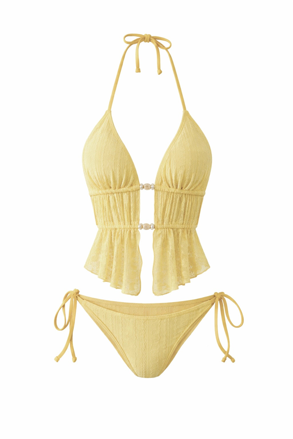 Bikini medium top amarillo