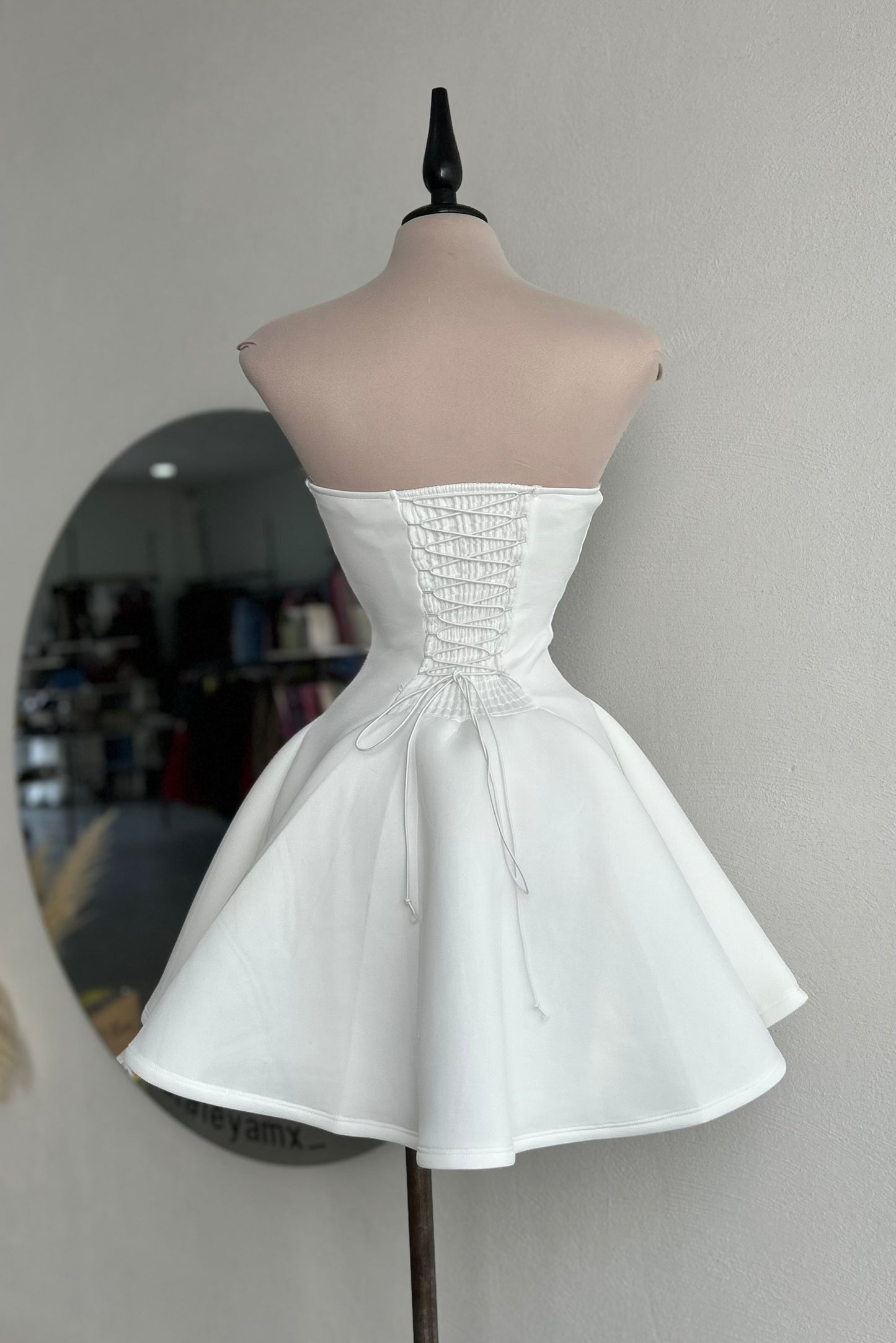 Vestido White Bow