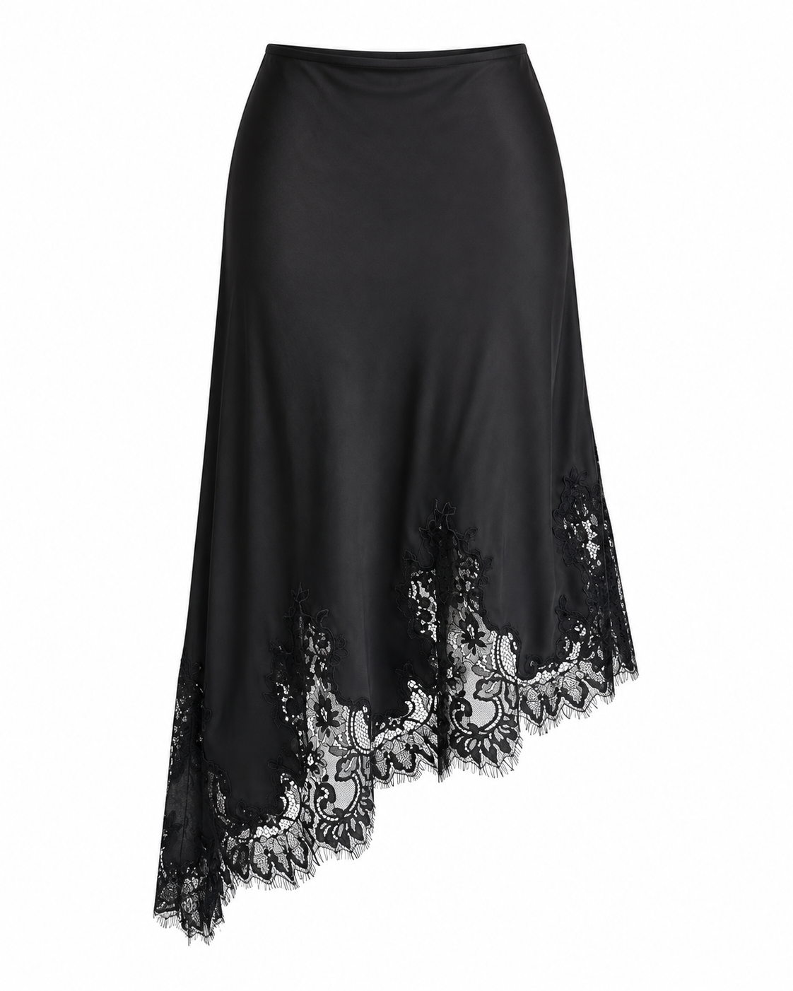 Falda Midi Dark Lace