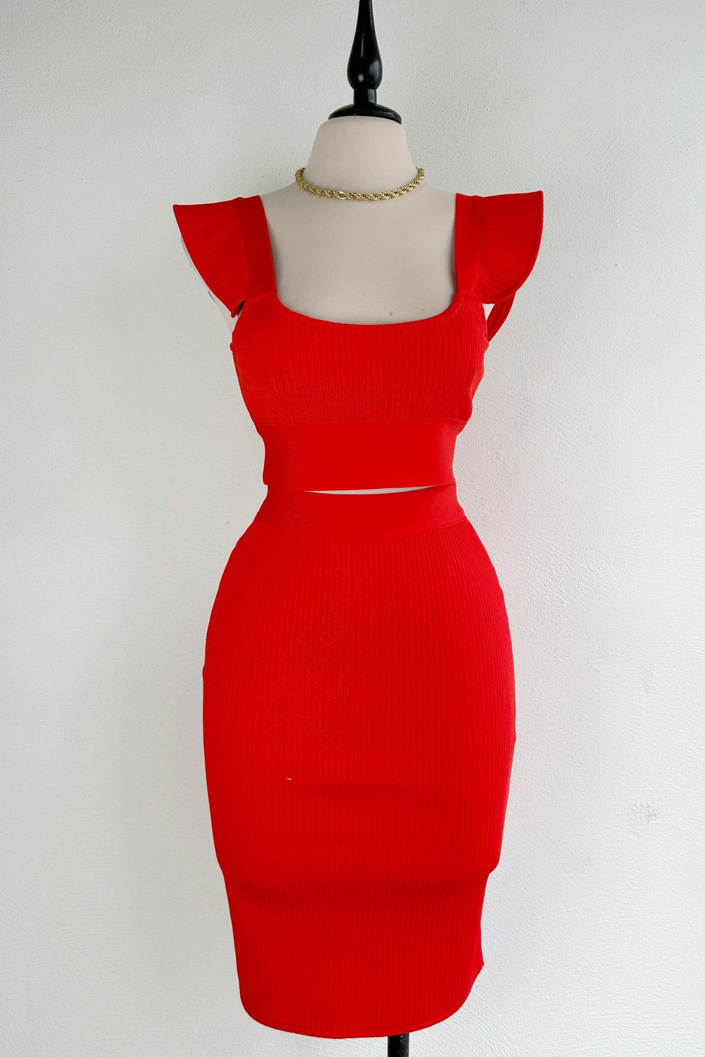 Conjunto bandage rojo