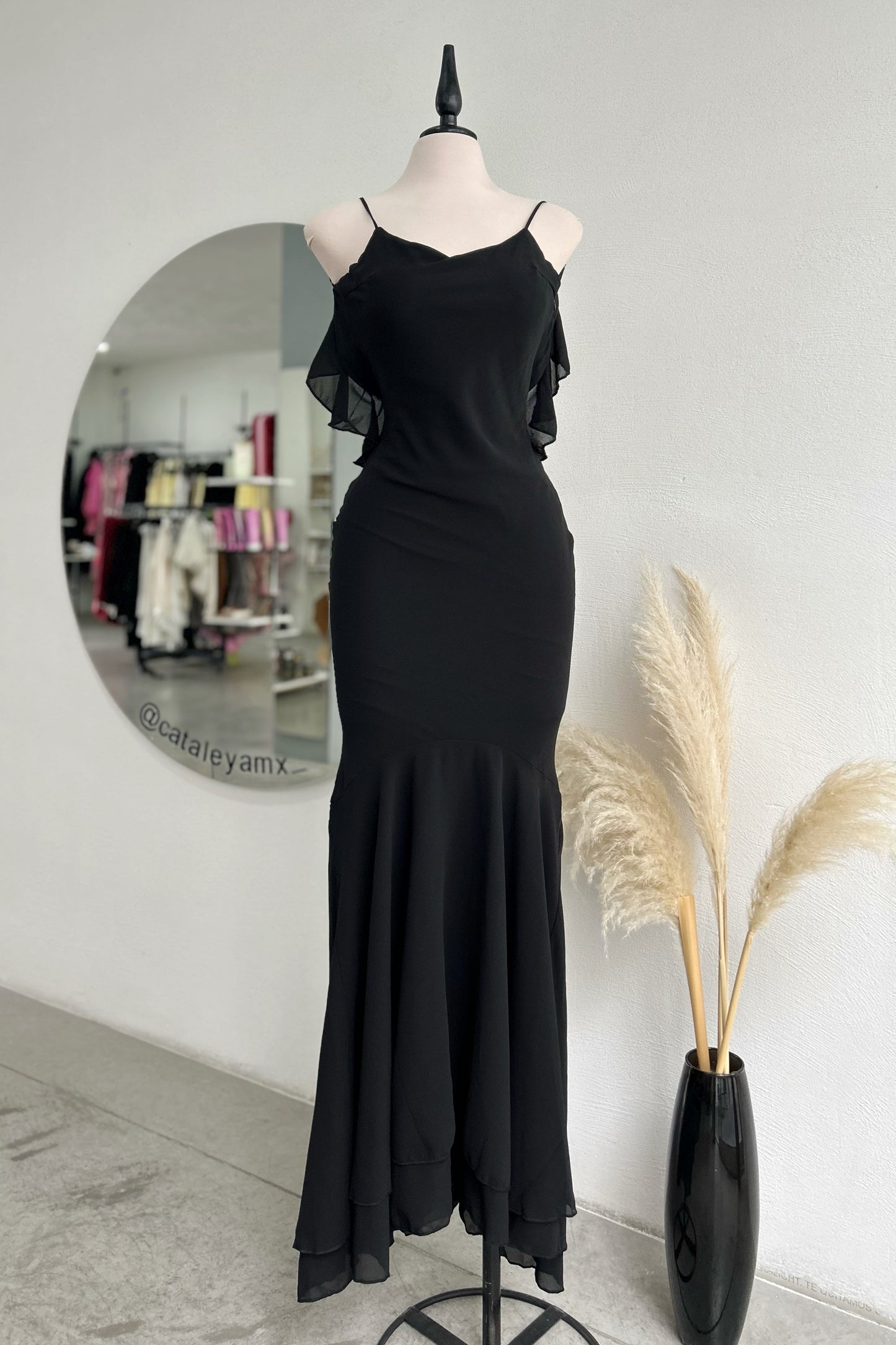 Vestido Ruffle Backless