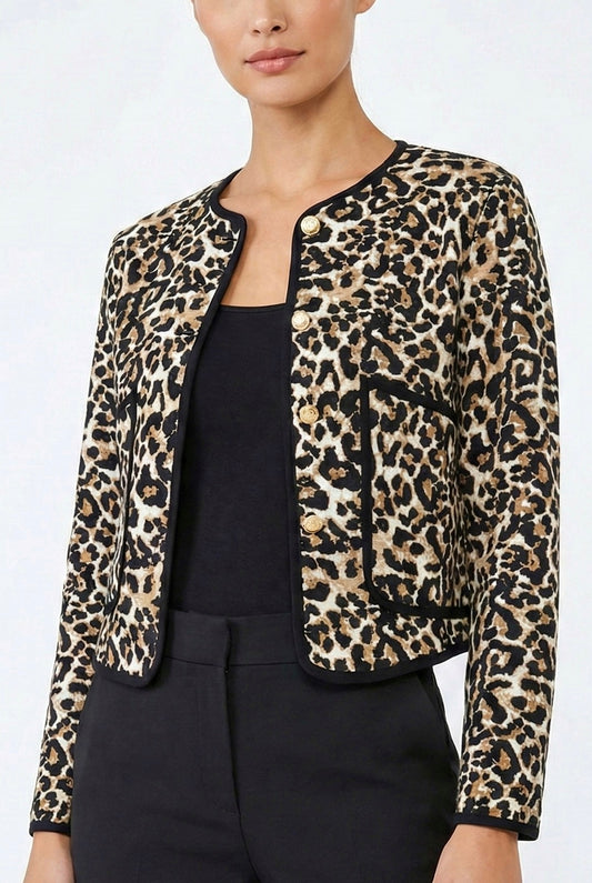 Jacket leopardo