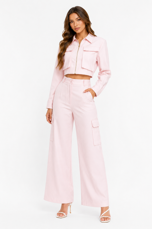 Set Jacket Pink
