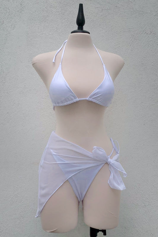 Set bikini blanco