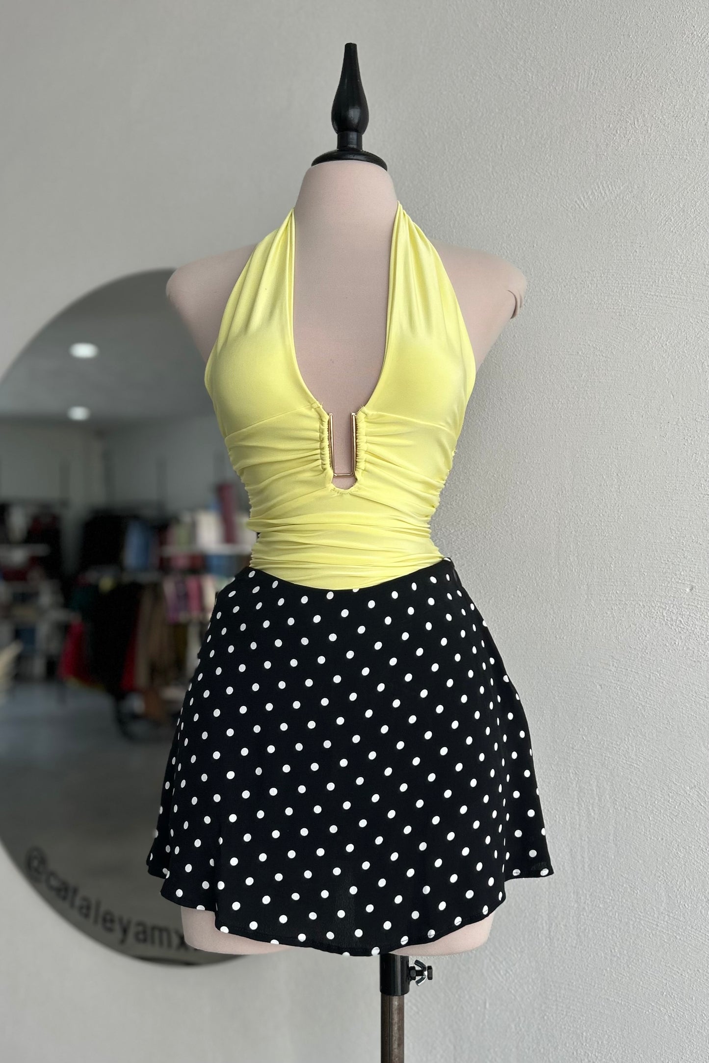 Falda Polka Mini