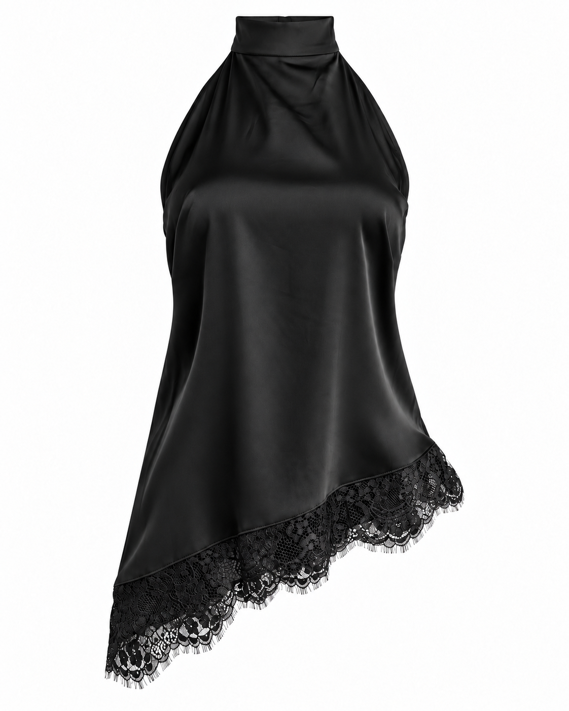 Blusa Halter Lace Black