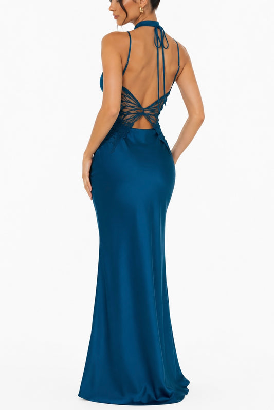 Vestido Butterfly Teal