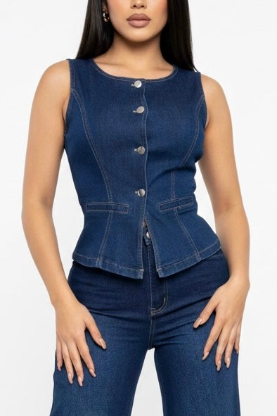 Chaleco denim