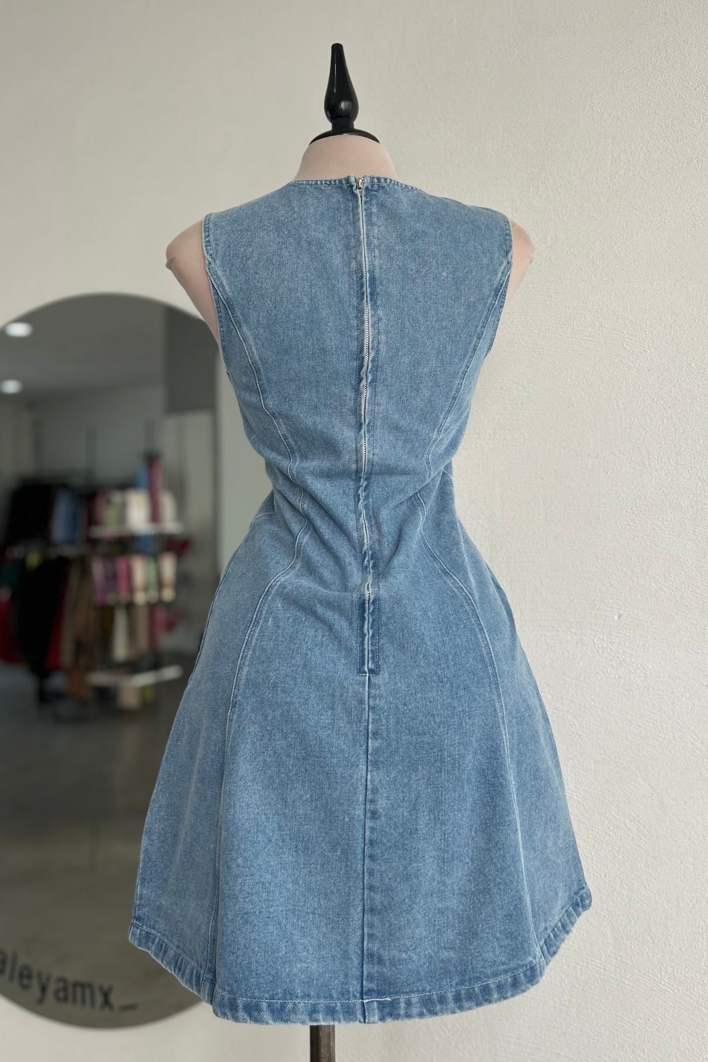 Vestido Denim Corte A