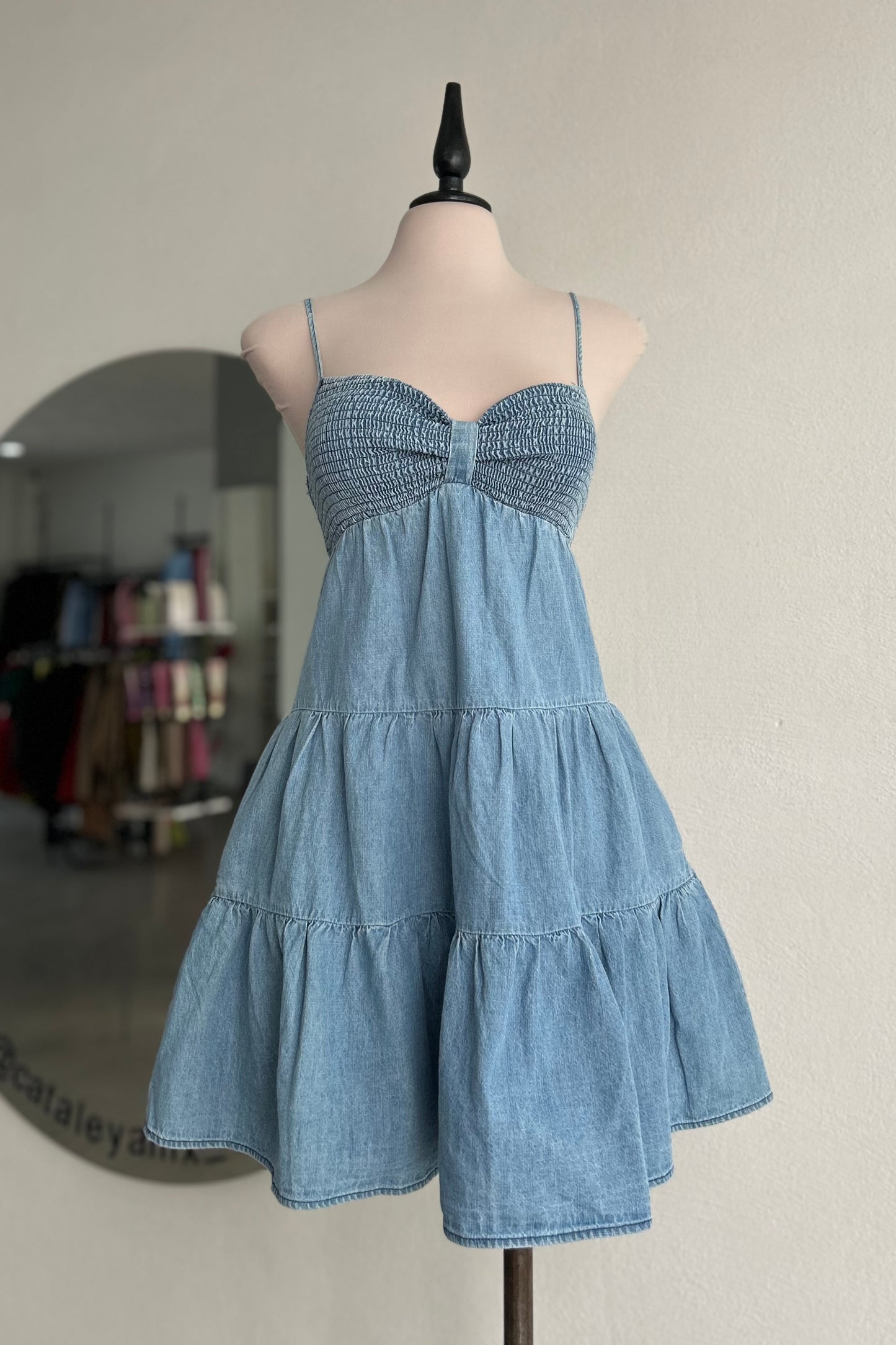 Vestido Denim Flare