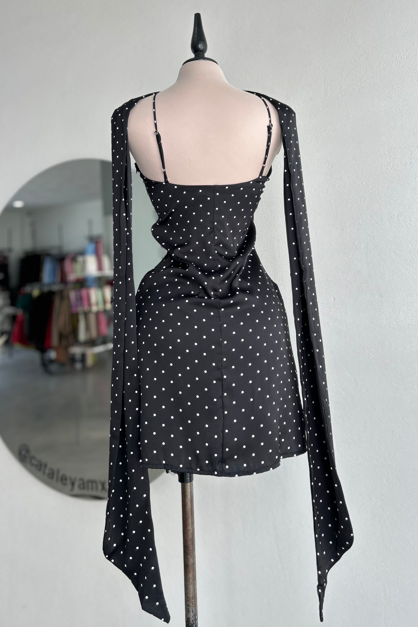 Vestido Dolly Dots Black