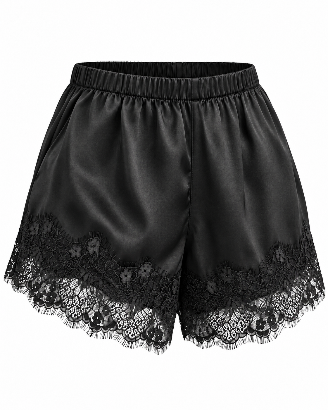 Short Lace Black