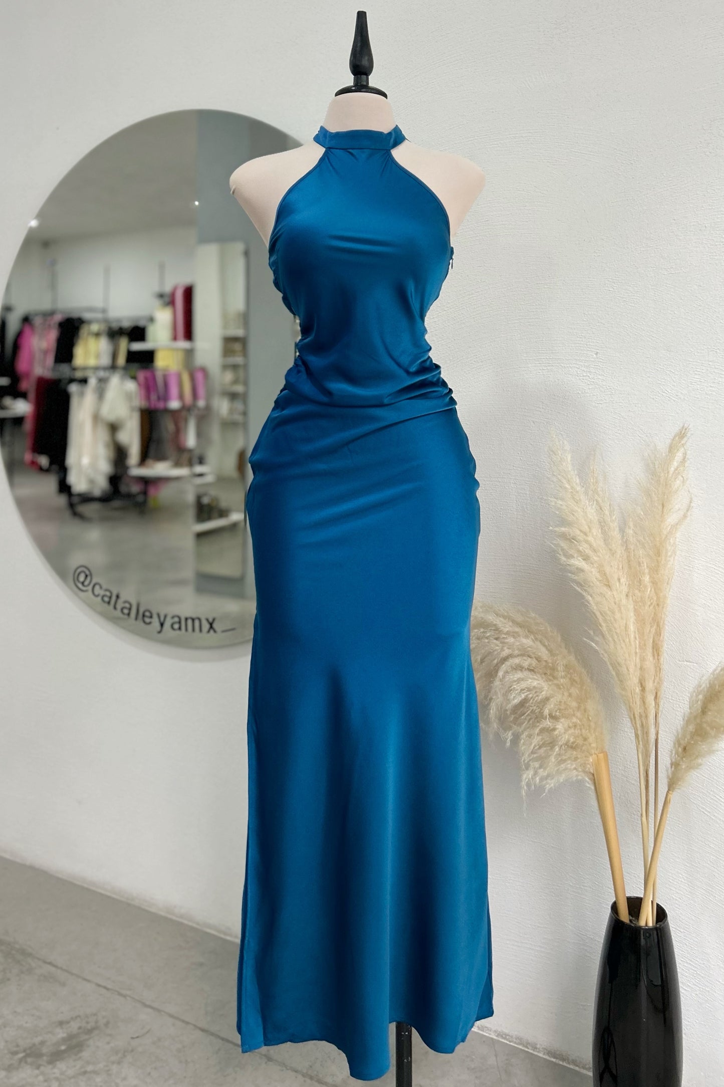 Vestido Butterfly Teal