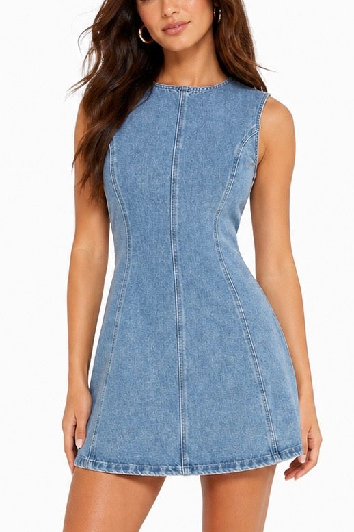 Vestido Denim Corte A