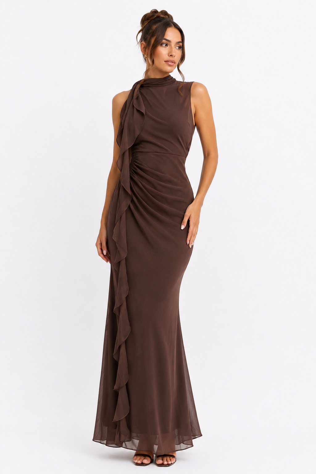 Vestido Laisa Chocolate