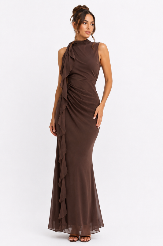 Vestido Laisa Chocolate