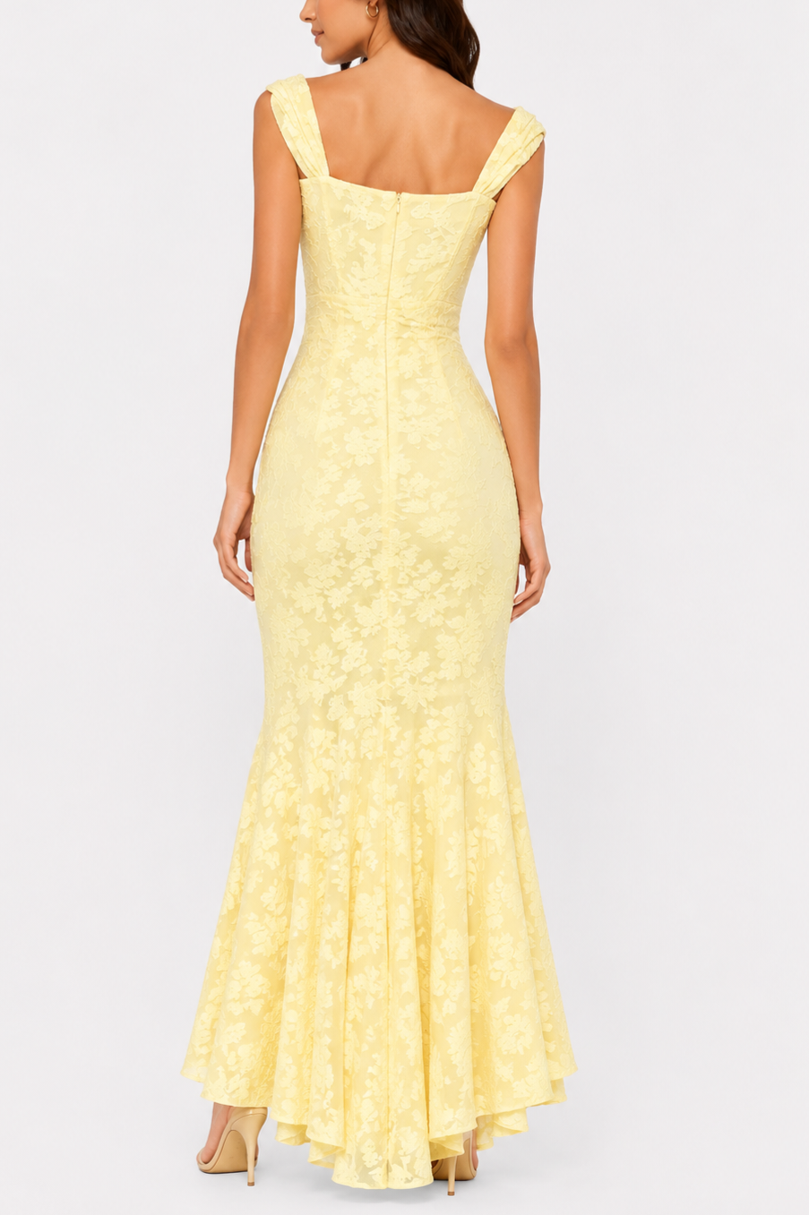 Vestido Lace Mantequilla