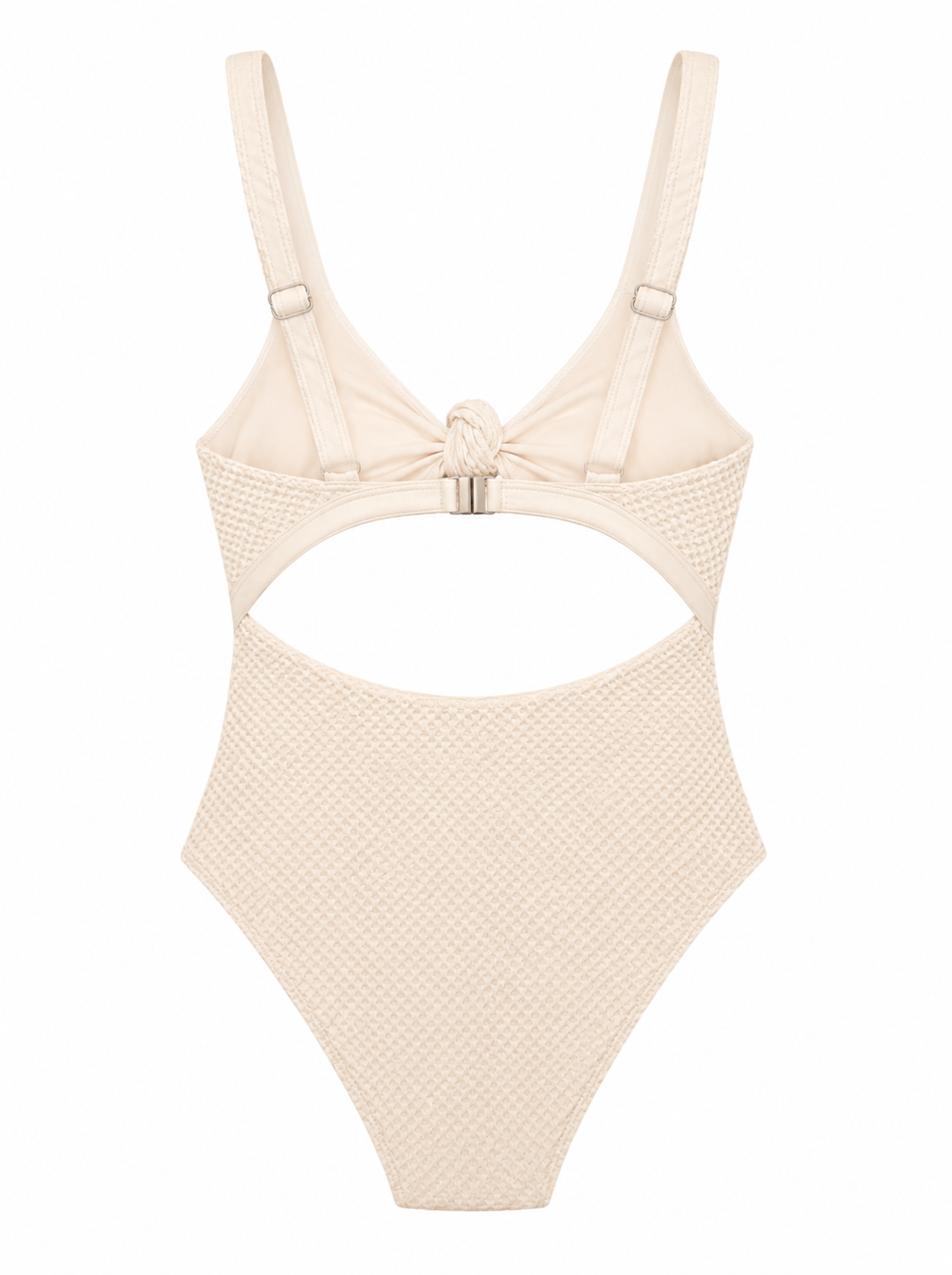Bañador Beige front tie
