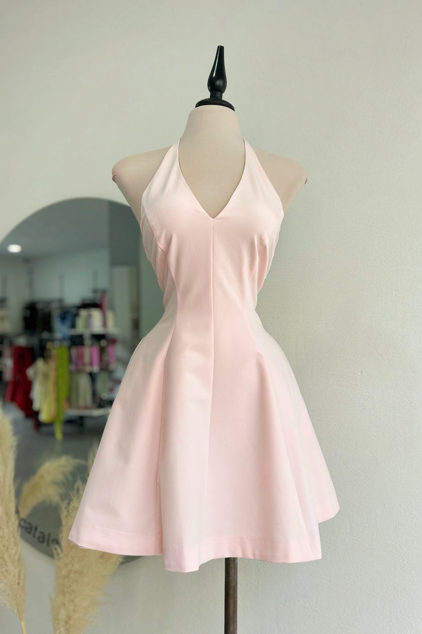 Vestido Blush Halter