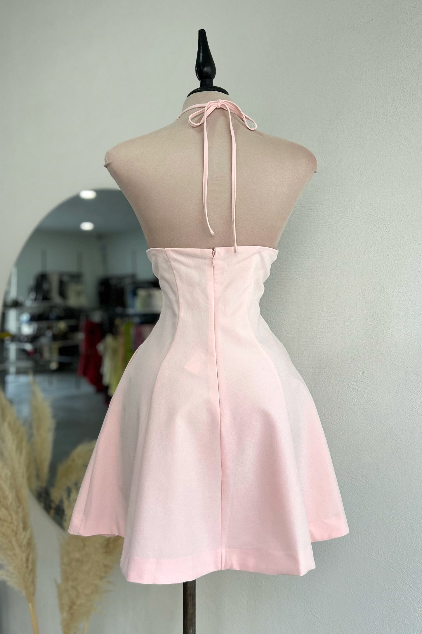 Vestido Blush Halter