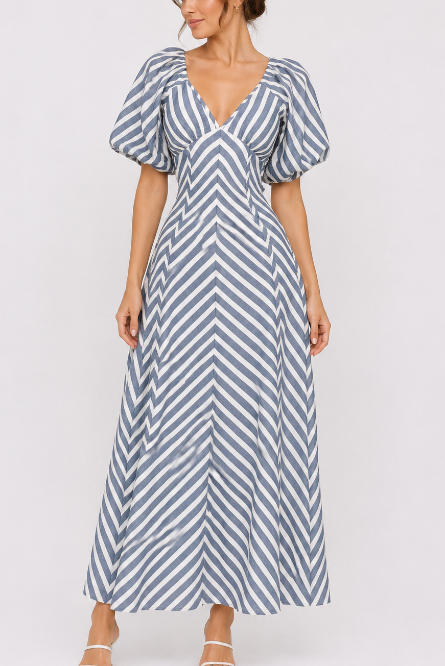 Vestido Santorini Blue
