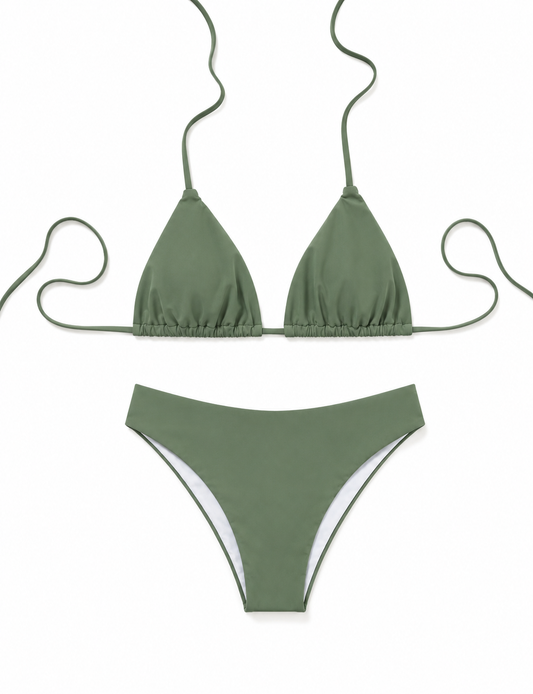 Bikini verde básico