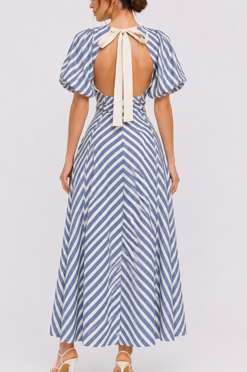 Vestido Santorini Blue