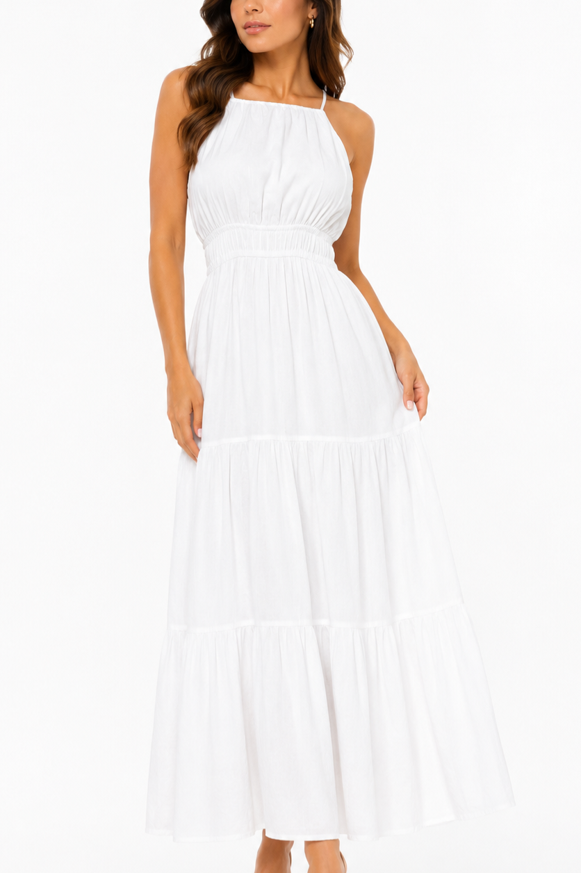 Vestido Backcross White