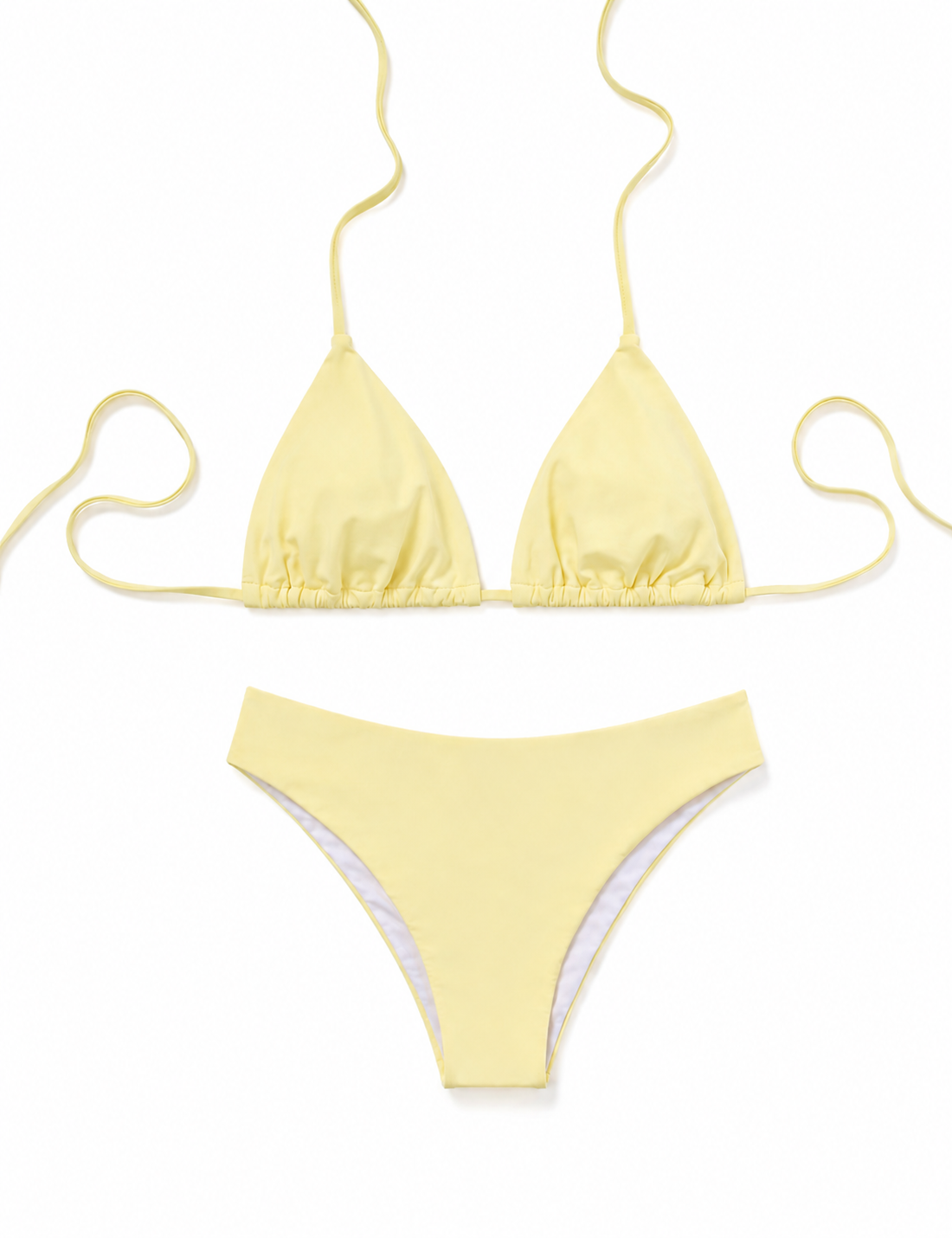 Bikini amarillo básico