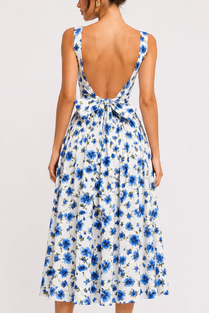 Vestido Celeste Garden